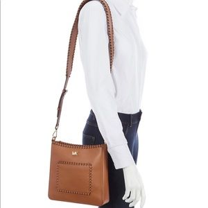 Michael Kors Swing Leather Crossbody Bag